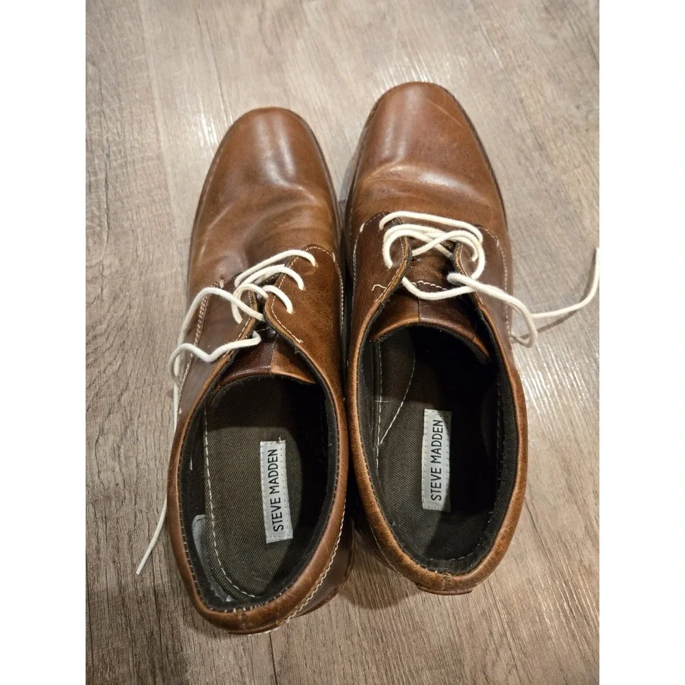 Steve Madden Harpoon Dress Oxfords, Men's Size 13 M,‎ Wood